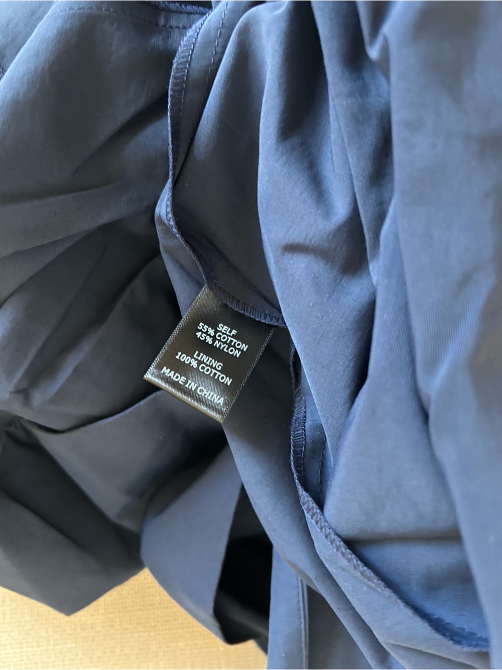 La Ligne Myrtle Midi Dress Midnight Navy Blue A Line French Classic - Picture 9 of 11